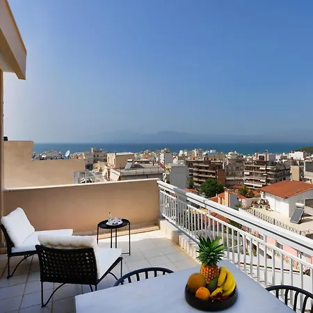 Modern Penthouse Overlooking Halkis Apartment